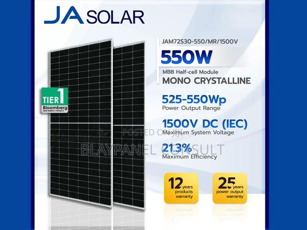 550w Ja Solar Panel