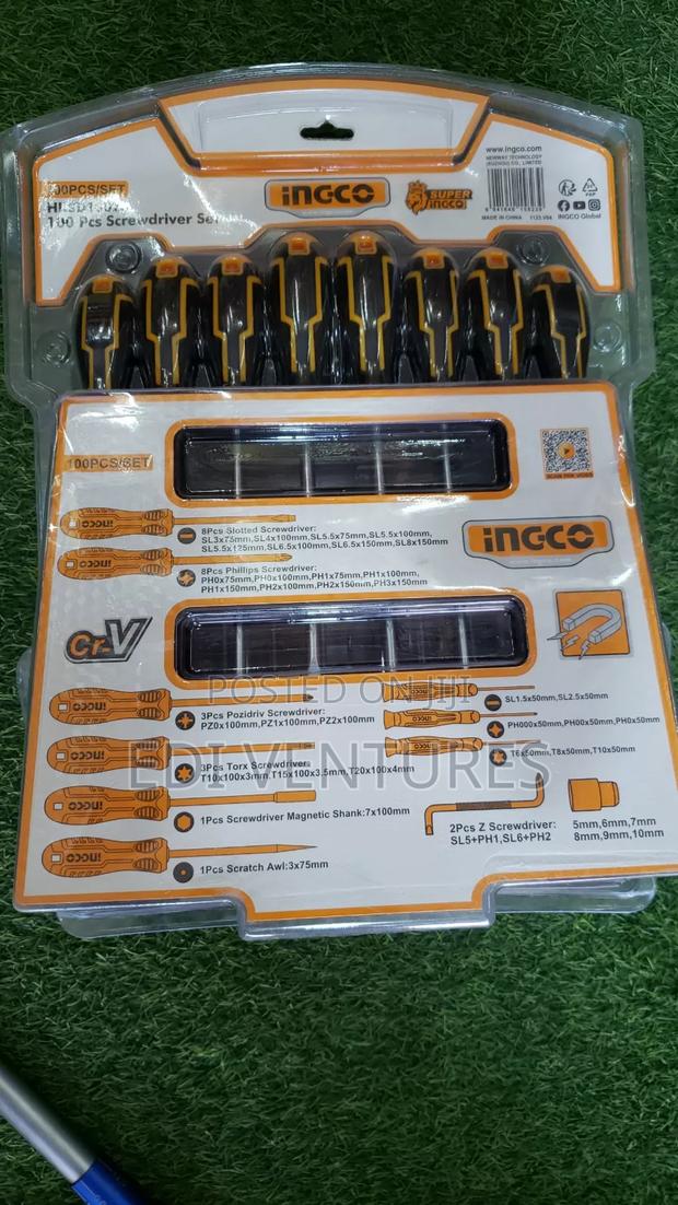 Ingco 100 Pieces Screwdriver Set · Photo 2