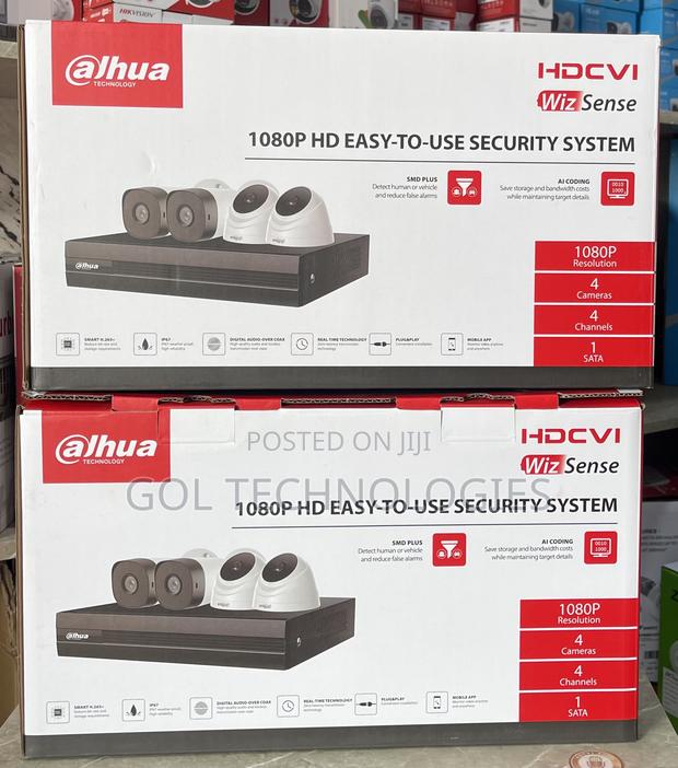 4ch Complete Kit With 500gb Surveillance HDD Dahua Original · Photo 1