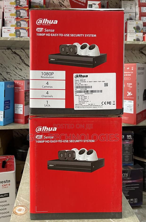 4ch Complete Kit With 500gb Surveillance HDD Dahua Original · Photo 2