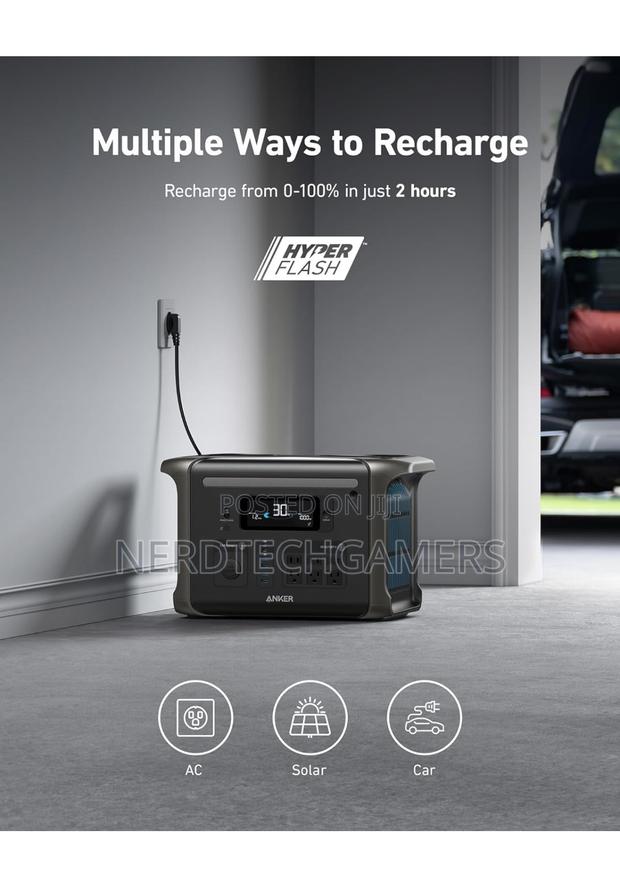 Anker SOLIX F1500 Portable Power Station, 1800W, 1536wh · Photo 4