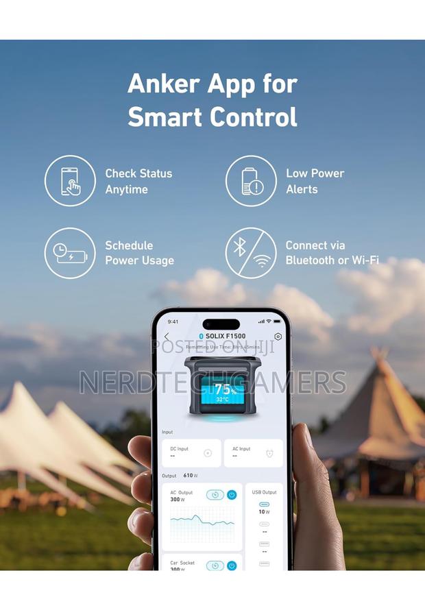 Anker SOLIX F1500 Portable Power Station, 1800W, 1536wh · Photo 6