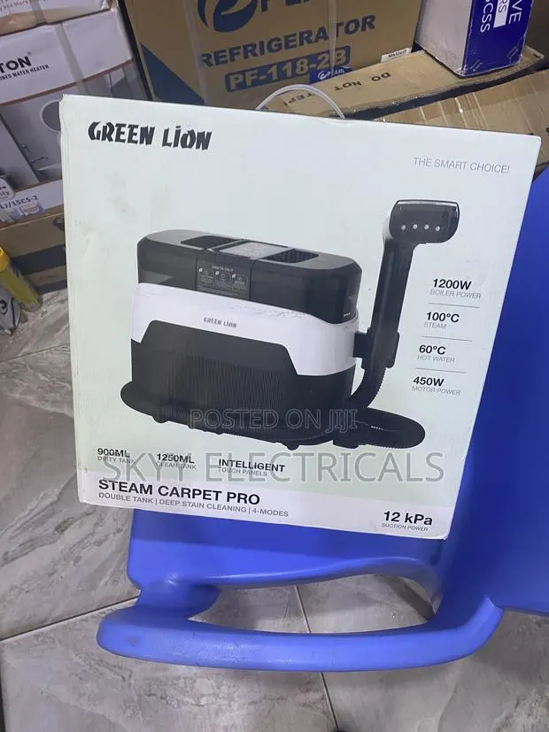 Green Lion Steam Carpet Pro With Double Tank & Deep Stain · Photo 1