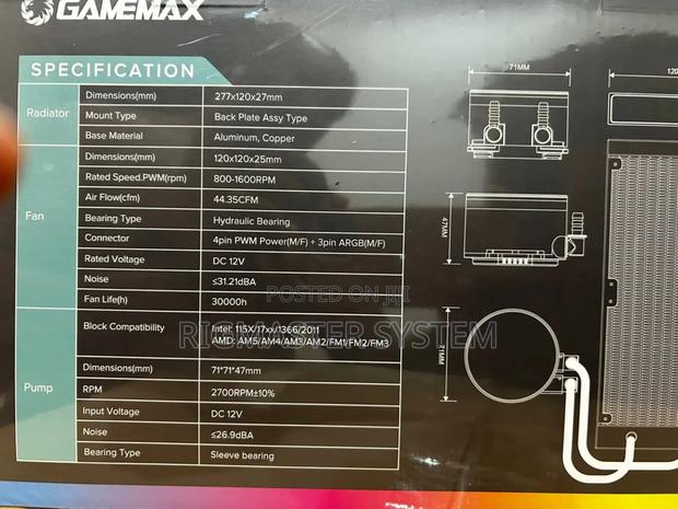 Gamemax Ice Chill 240mm White · Photo 7