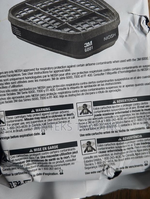 Full Facepiece Respirator(Cartridge) 6000 · Photo 3