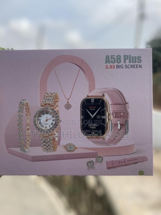 A58 Ladies Smart Watch With Bracelets Set · Photo 1