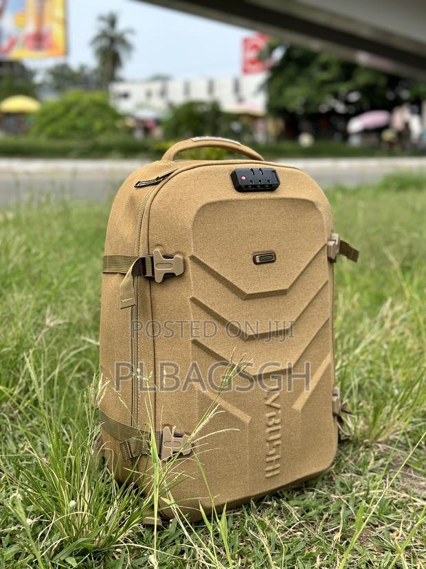 Khaki Traveling Backpack for 15-16 Inches Laptop at Plbagsgh · Photo 2