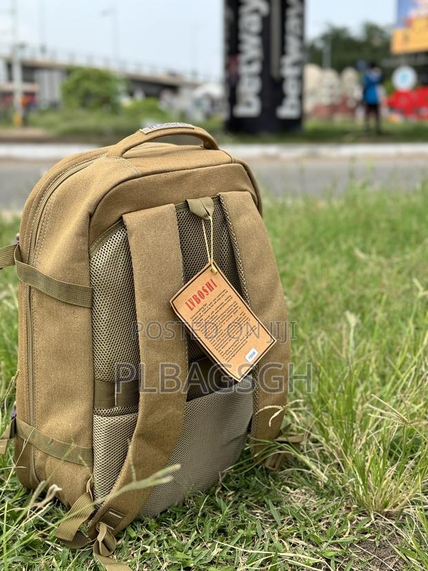 Khaki Traveling Backpack for 15-16 Inches Laptop at Plbagsgh · Photo 4