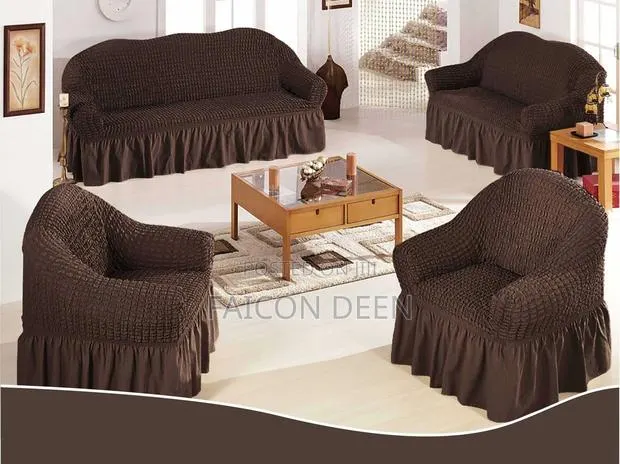 Big Wide Sofas Deserves Better Covers(Sold as a Set)Sofa Skirt Cover · Photo 1