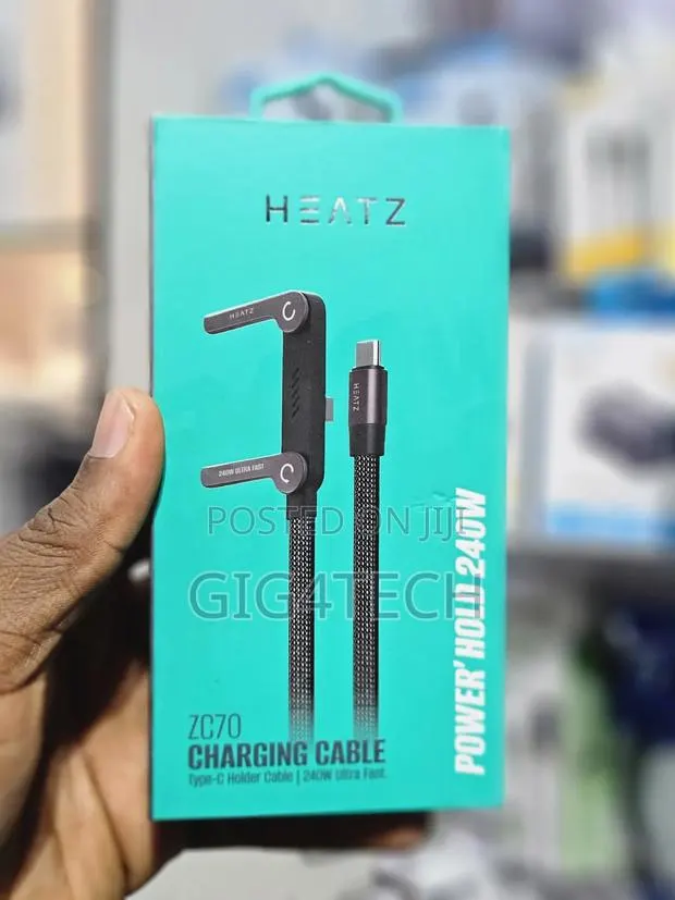 Heatz ZC70 240W Ultra Fast Charging Cable Type-C Holder · Photo 1