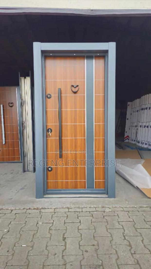 Heavy Turkish Security Door With Accessories Brown · Photo 1