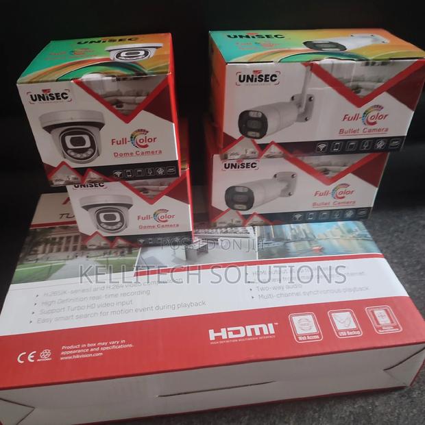4-Channel Hikvision DVR Kits. Full Colour With Audio · Photo 1