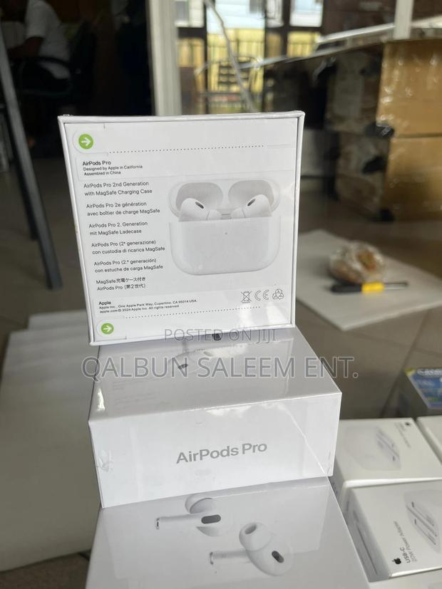 Original and Brand-New Apple Airpods Pro 2nd Generation With Free Case · Photo 2