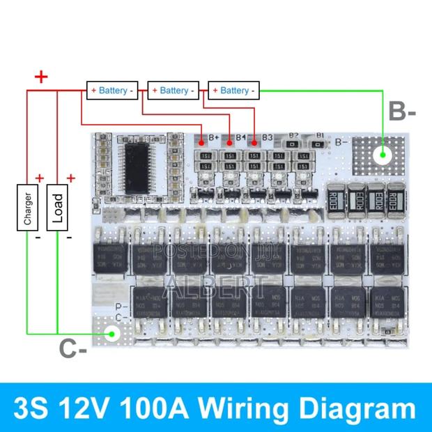 100A 3S 4S BMS 3.7V · Photo 1