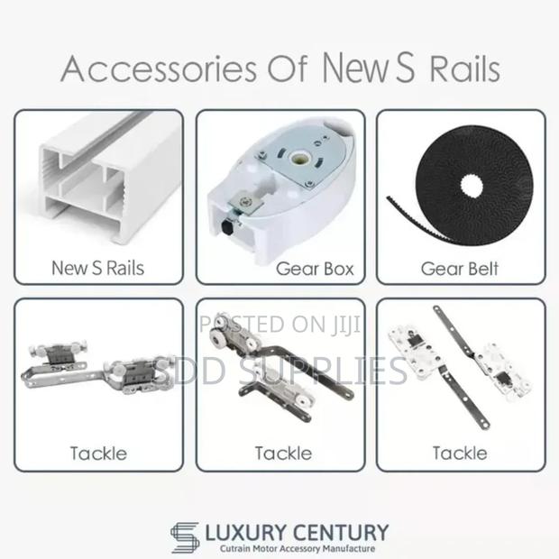 Remote Smart Curtain Motor Track Accessories Parts · Photo 1