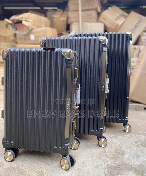 Branded Jony 3set Black Purely Lock Aluminum Trunk Suitcase · Photo 2