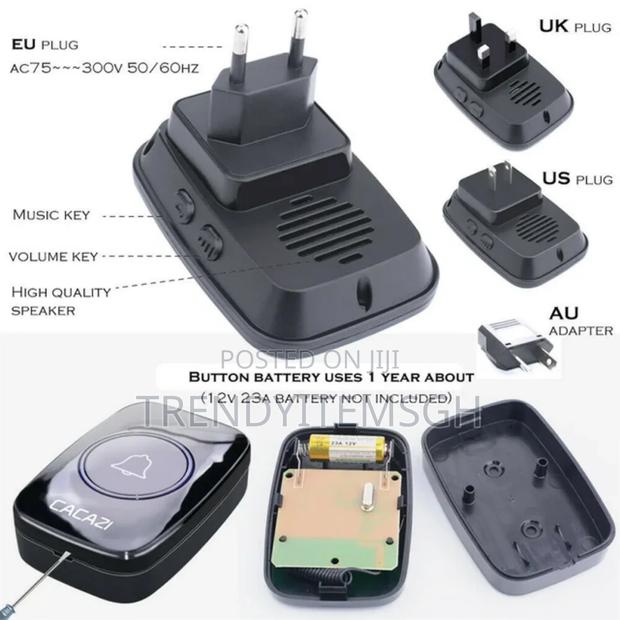 Cacazi Waterproof Wireless Doorbell · Photo 4