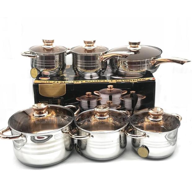 High Quality Made in Germany Stainless Steel Cookware-12pcs · Photo 2