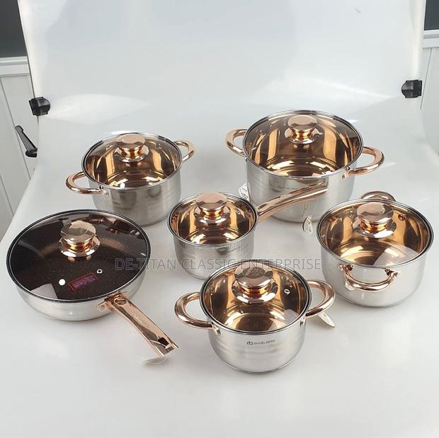 High Quality Made in Germany Stainless Steel Cookware-12pcs · Photo 3