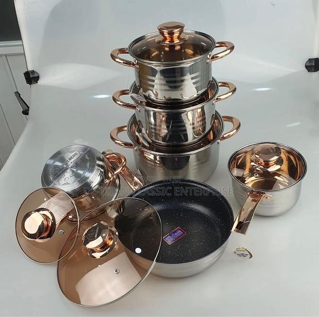 High Quality Made in Germany Stainless Steel Cookware-12pcs · Photo 4