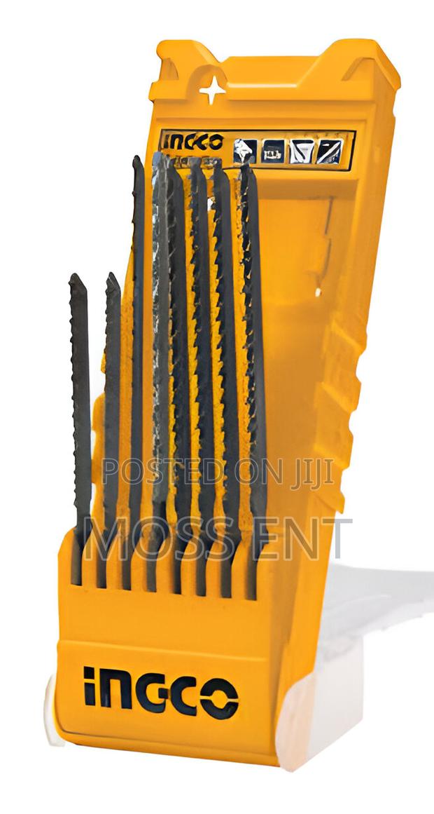 Ingco Jig Saw Blades 8 Set for Metal + Wood + Alum - Akd8088 · Photo 1