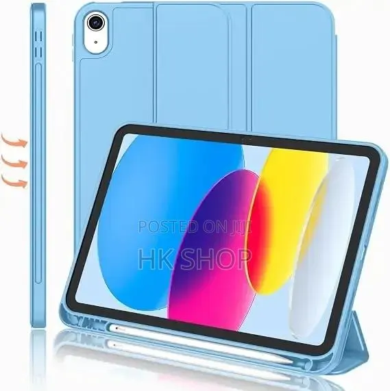 A16 Apple iPad and 10th Generation Smart Cover Case With Pen Slot · Photo 1