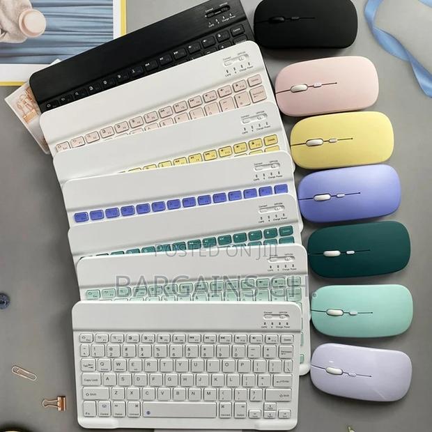 Rechargeable Wireless Bluetooth Keyboard and Mouse · Photo 1