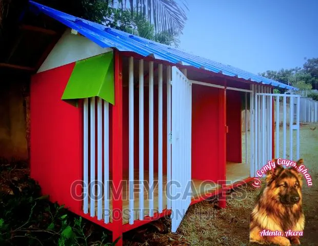 Rugged Double Galvanized Steel Security Dog Cage/House · Photo 1