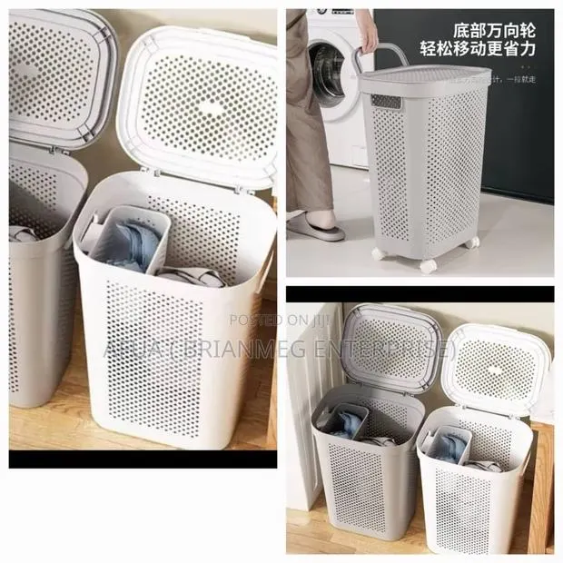 60lts Laundry Basket With Wheels · Photo 1