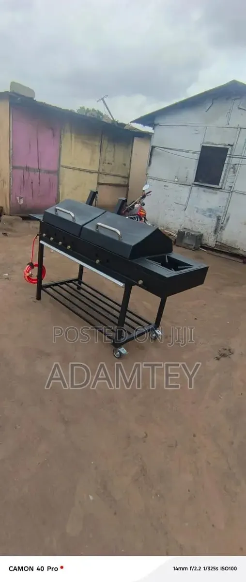 Gas Grill With Stove · Photo 1