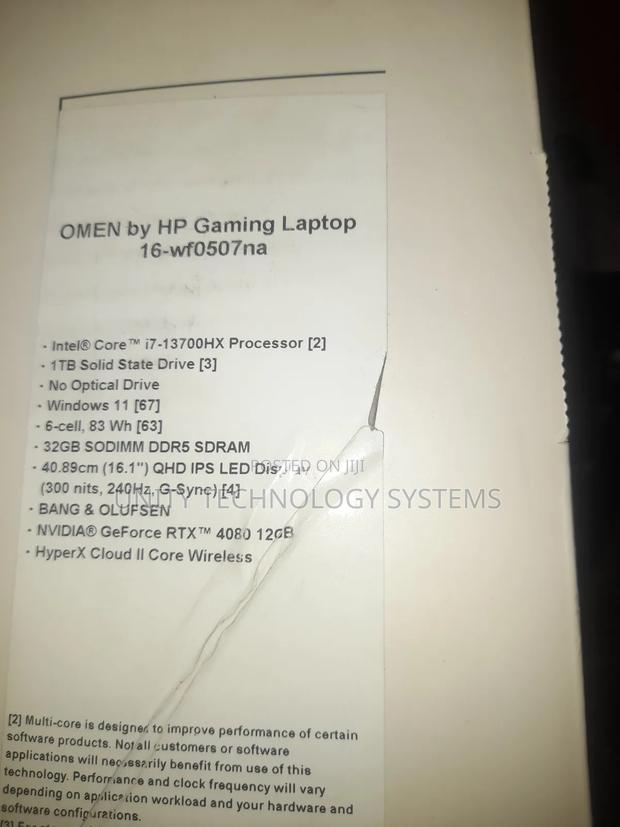 New Laptop HP Omen 16 32GB Intel Core I7 SSD 1T · Photo 2