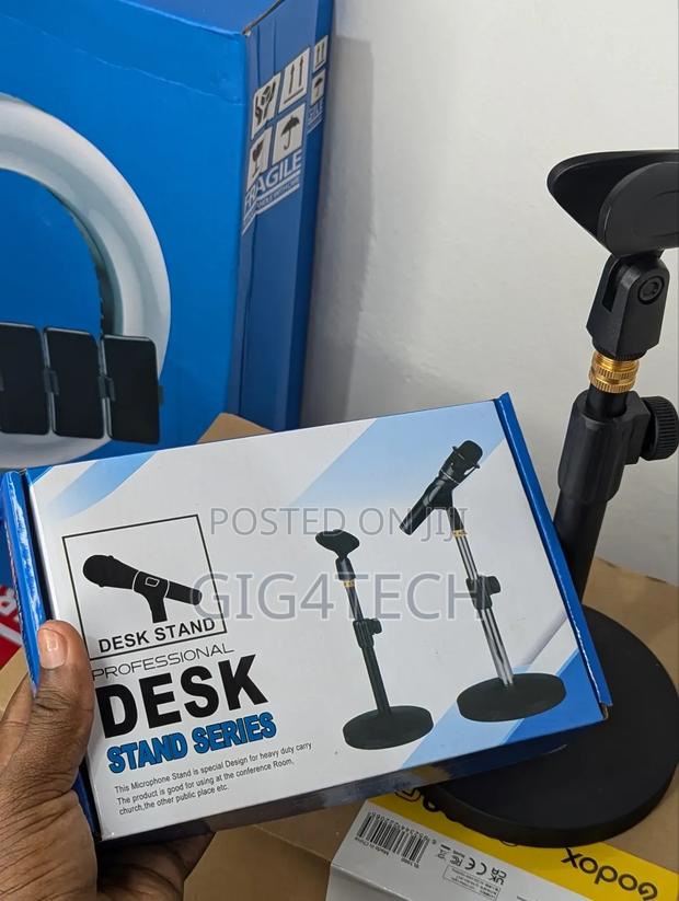 Professional Podcast Microphone Stand-All Metal · Photo 3