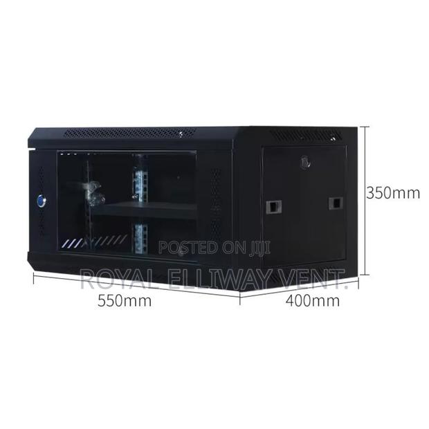 6U Rack With Fan, PDU , and Tray · Photo 1