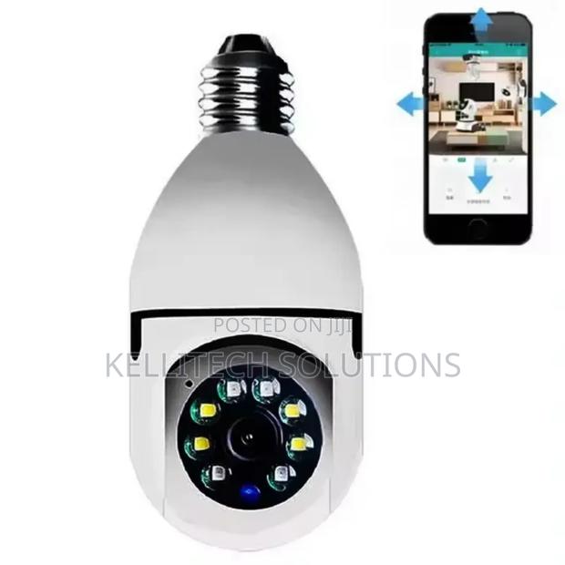 Smart Wifi Bulb CCTV Camera, 1080p · Photo 1