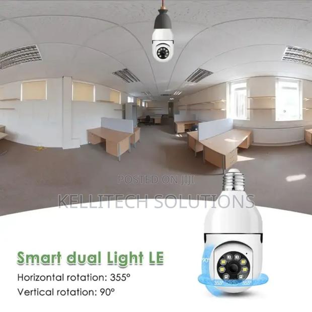 Wifi Bulb CCTV Camera, 1080p · Photo 2
