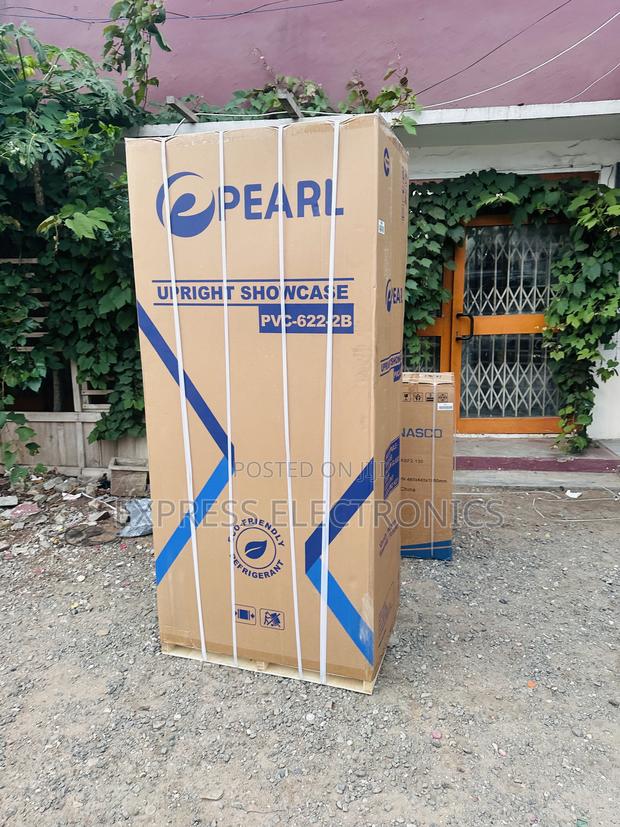 Get a New Display Fridge Pearl PVC-622-2b Double Door 500L. · Photo 1