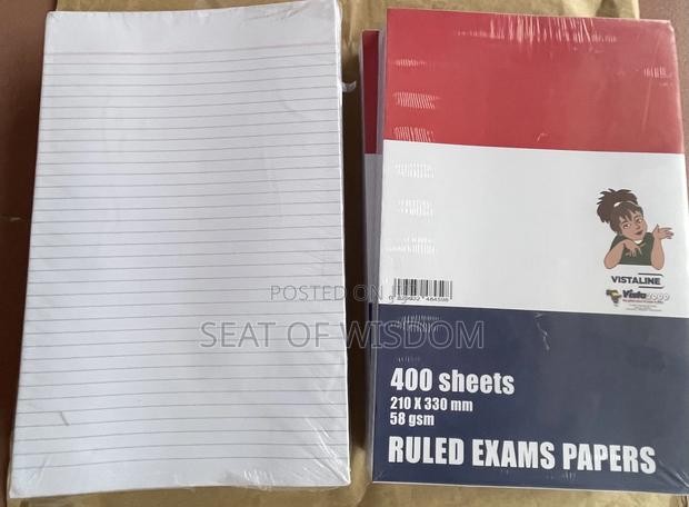 Ruled Exams Papers · Photo 1