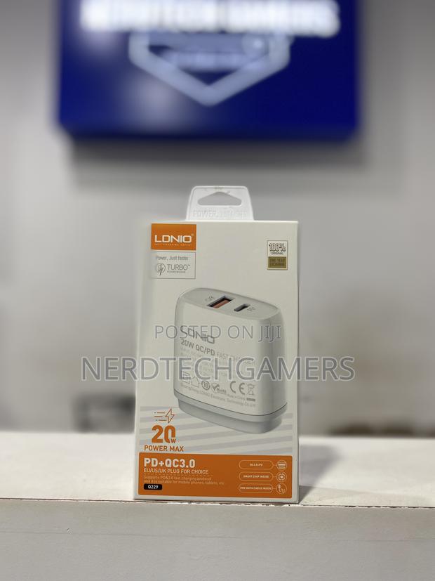 Ldnio 20w Pd+Qc3.0 Fast Charger Q229 · Photo 1