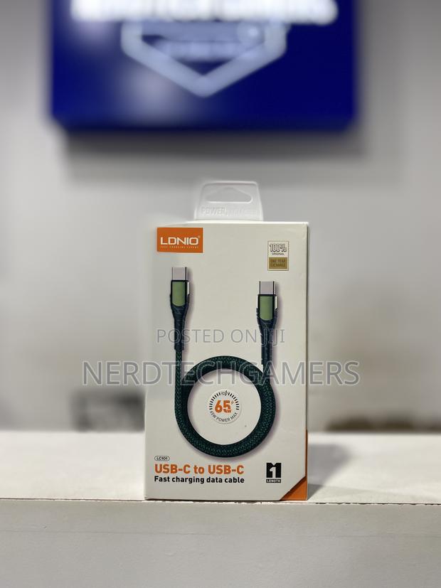 LDNIO LC101 Fast Charging Cable 60W Type-C to Type-C · Photo 1