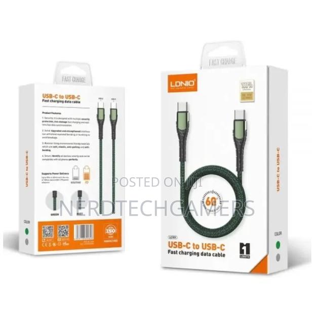 LDNIO LC101 Fast Charging Cable 60W Type-C to Type-C · Photo 3