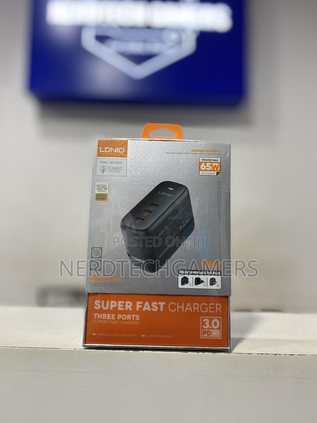Ldnio Q367 Super Fast Charger 65W Gan · Photo 1
