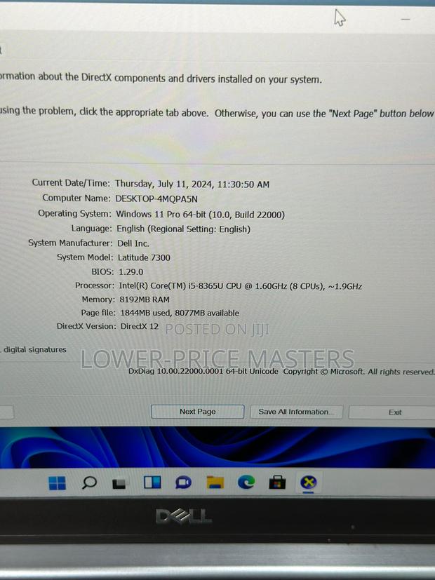 New Laptop Dell Latitude 7300 8GB Intel Core I5 SSD 256GB · Photo 6