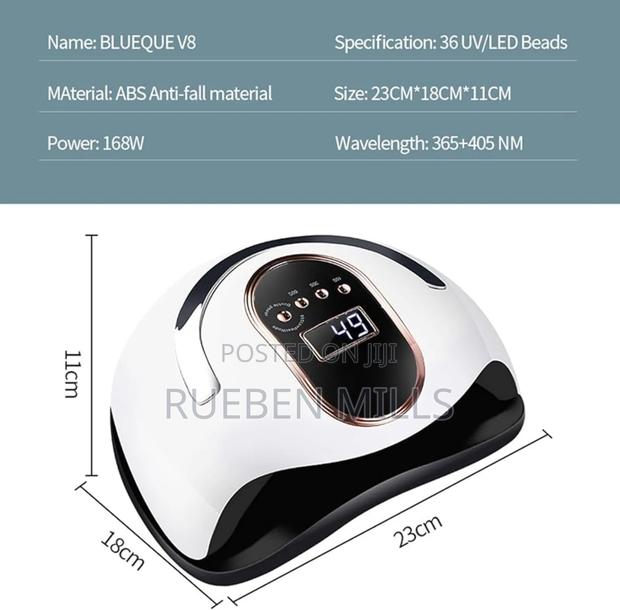 Hands in Lights on Automatic Sensor Professional Nail Dryer · Photo 3