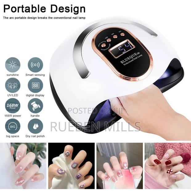 White Blueque V8 168W Medicure Salon Nail Dryer UV LED Lamp · Photo 2