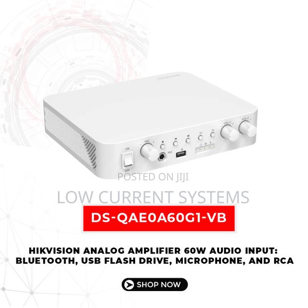 Hikvision Speaker Analog Amplifier 60w Audio Multiple Input · Photo 1