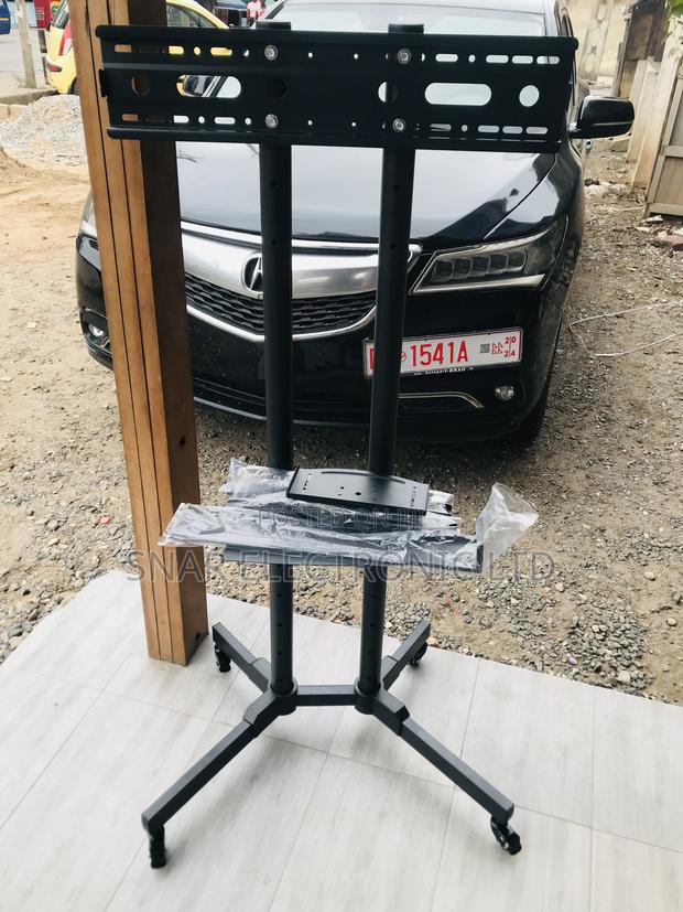 Hard Mobility TV Stand With Wheels Height Adjustable 32-65" · Photo 1