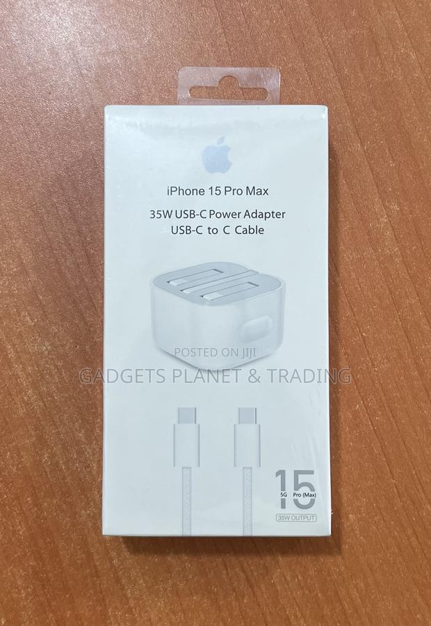 Apple iPhone 15 Series USB-C to USB-C Complete Charger - 35W · Photo 2