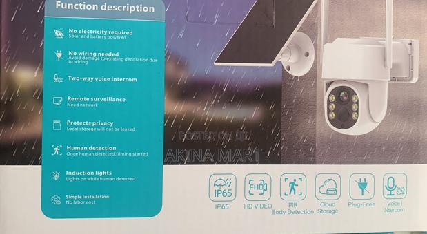 4g PTZ Solar Camera Solar Powered Smart Alarm Camera · Photo 4