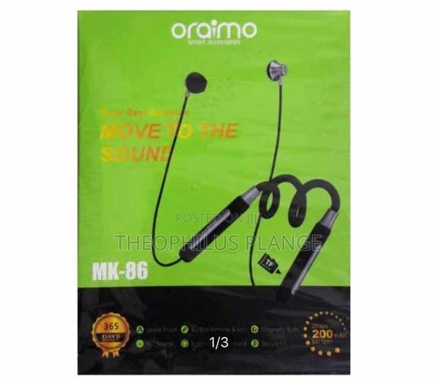 Oraimo Neck Band Earpiece/ Bluetooth Headphones · Photo 1
