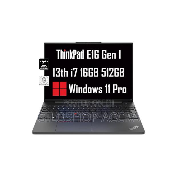 New Laptop Lenovo ThinkPad E16 G1 16GB Intel Core I7 SSD 512GB · Photo 2